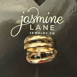 Jasmine Lane Gold 3 Stack Ring 63